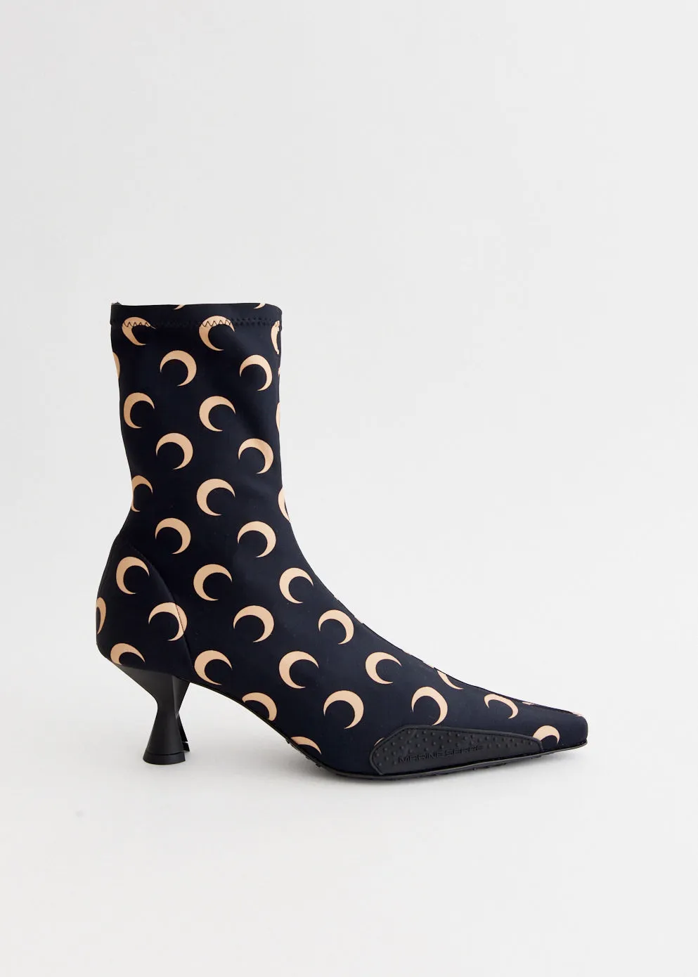 Neutral Colors Flexible Support Moon Printed Jersey MS Boots