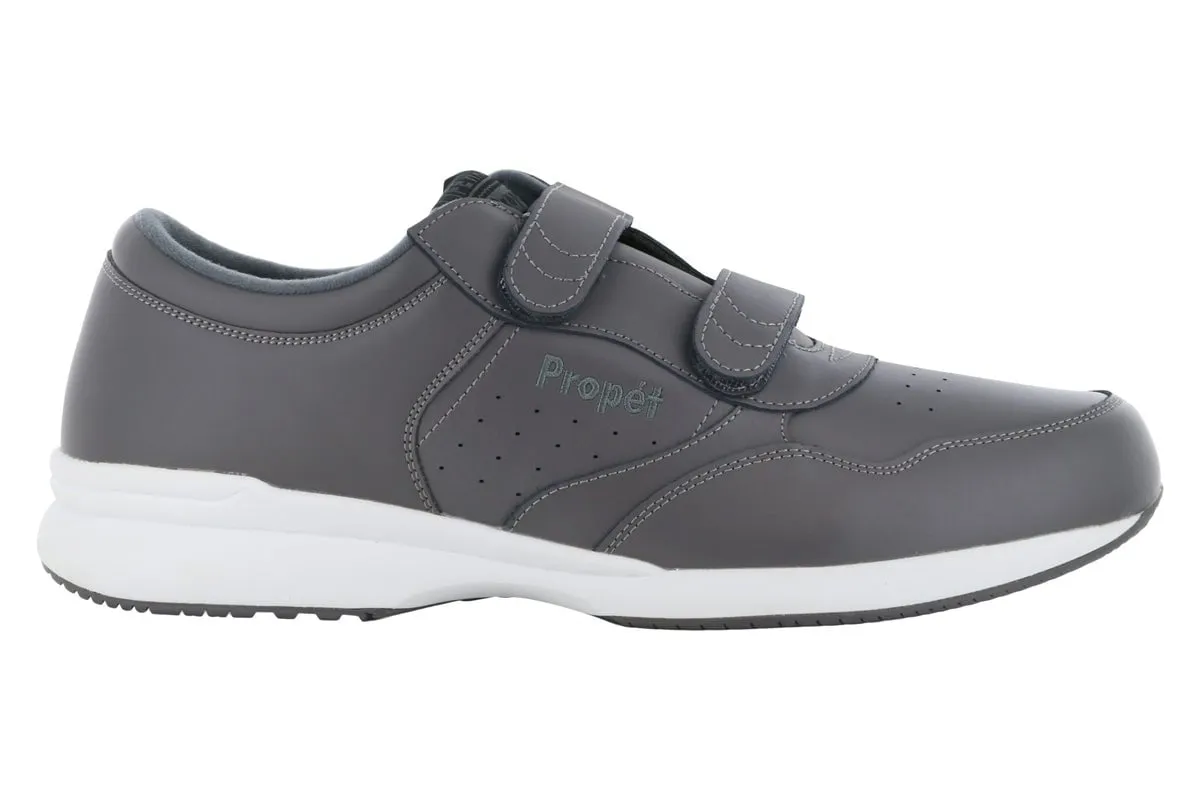 Canvas Cool Propet Lifewalker Strap Dark Grey