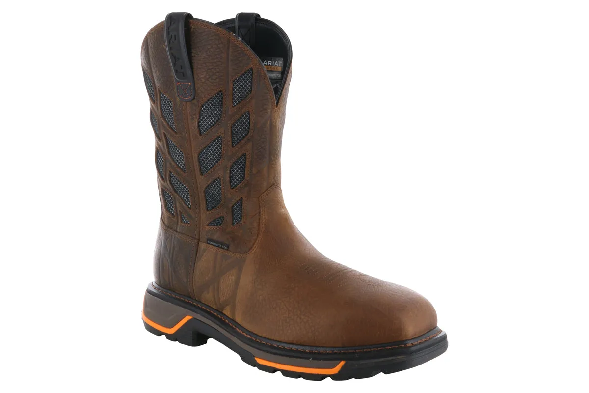 Ariat Big Rig Tread Venttek Composite Toe Boot Quick Wear Anti Odor