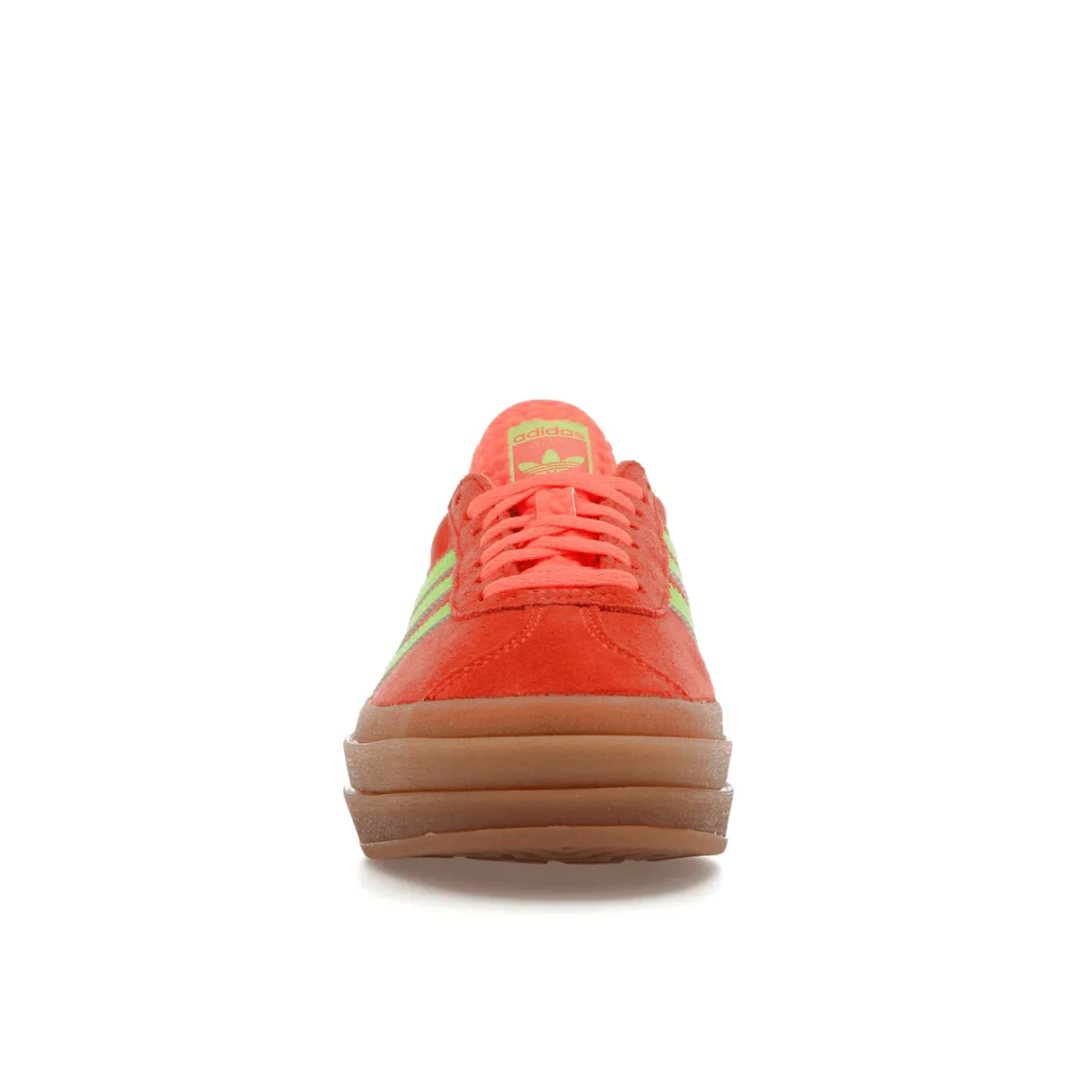 High Top Adidas Gazelle Bold Solar Orange Solar Green