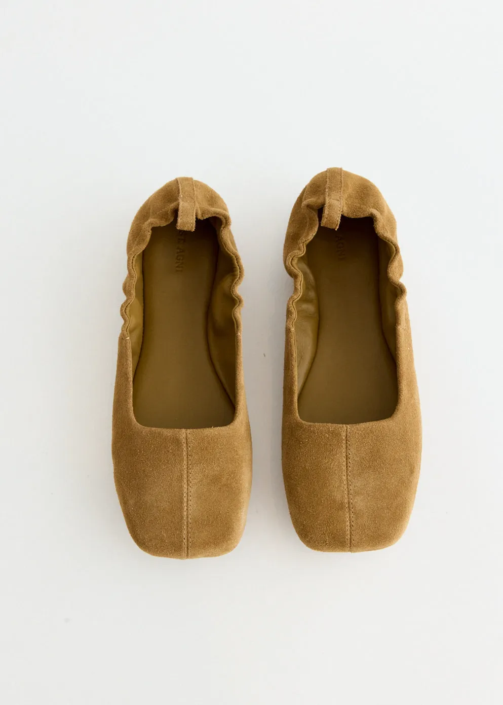 Happy Walk Suede Ballet Flat
