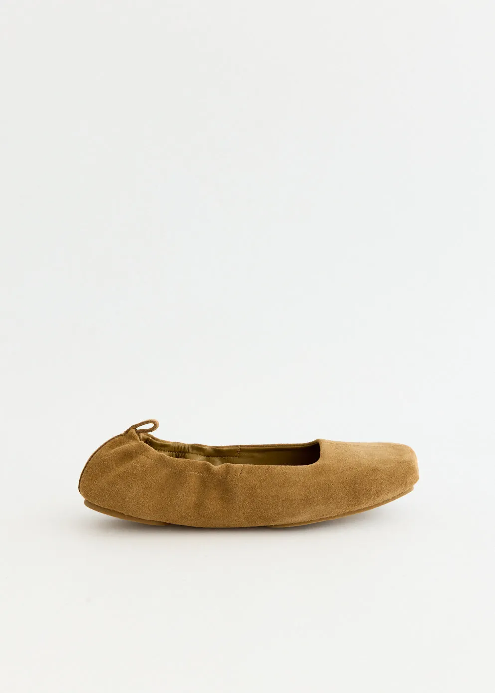 Suede Ballet Flat Soft Touch Tree Run