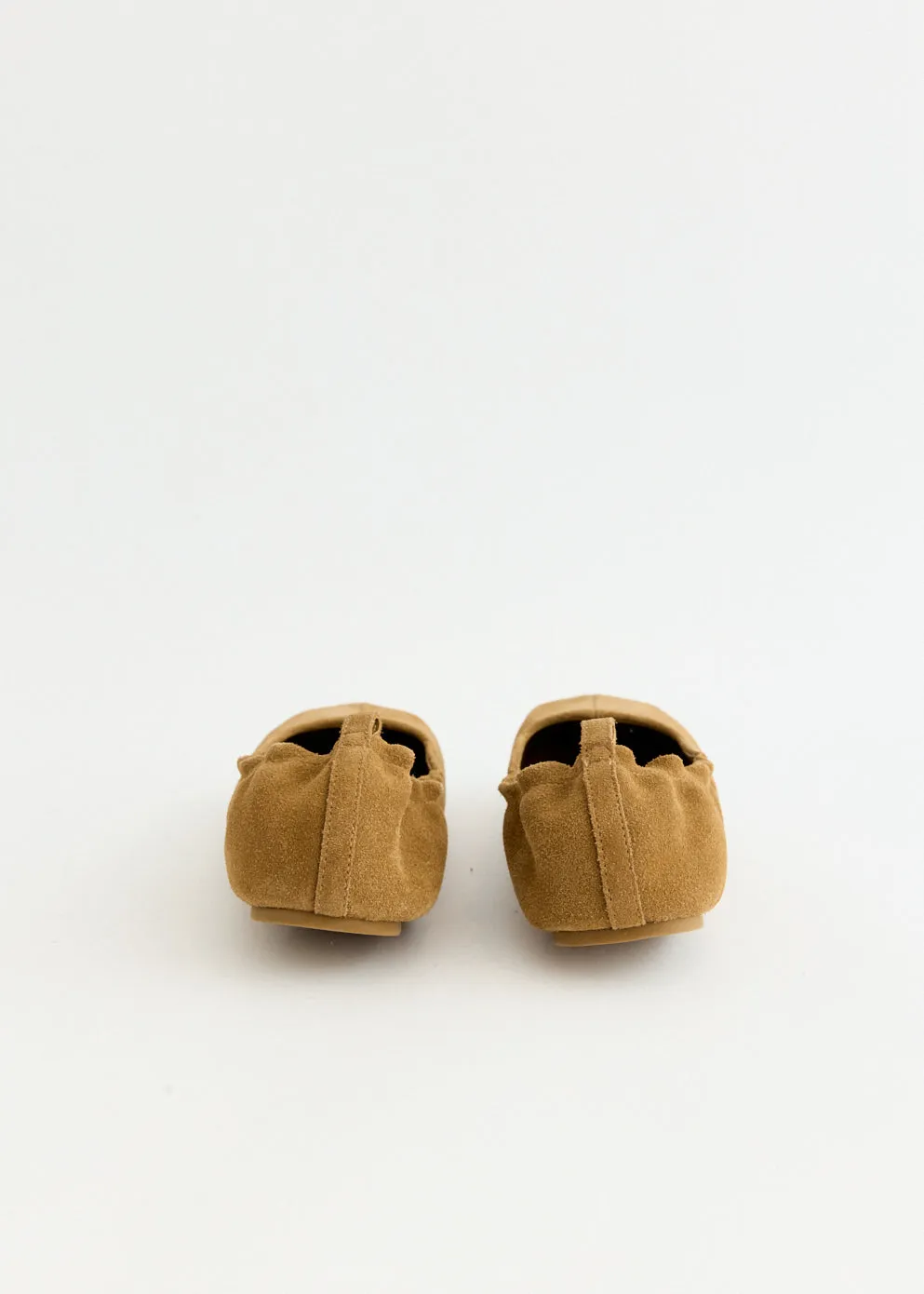 Suede Ballet Flat Minimal Comfort