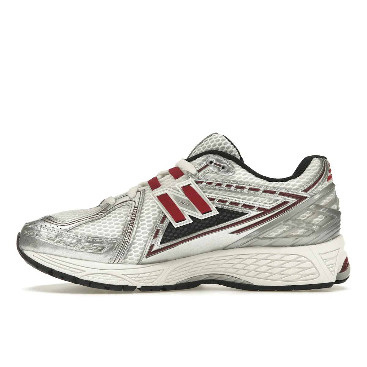 Comfortable Walk New Balance 1906R Silver Classic Crimson