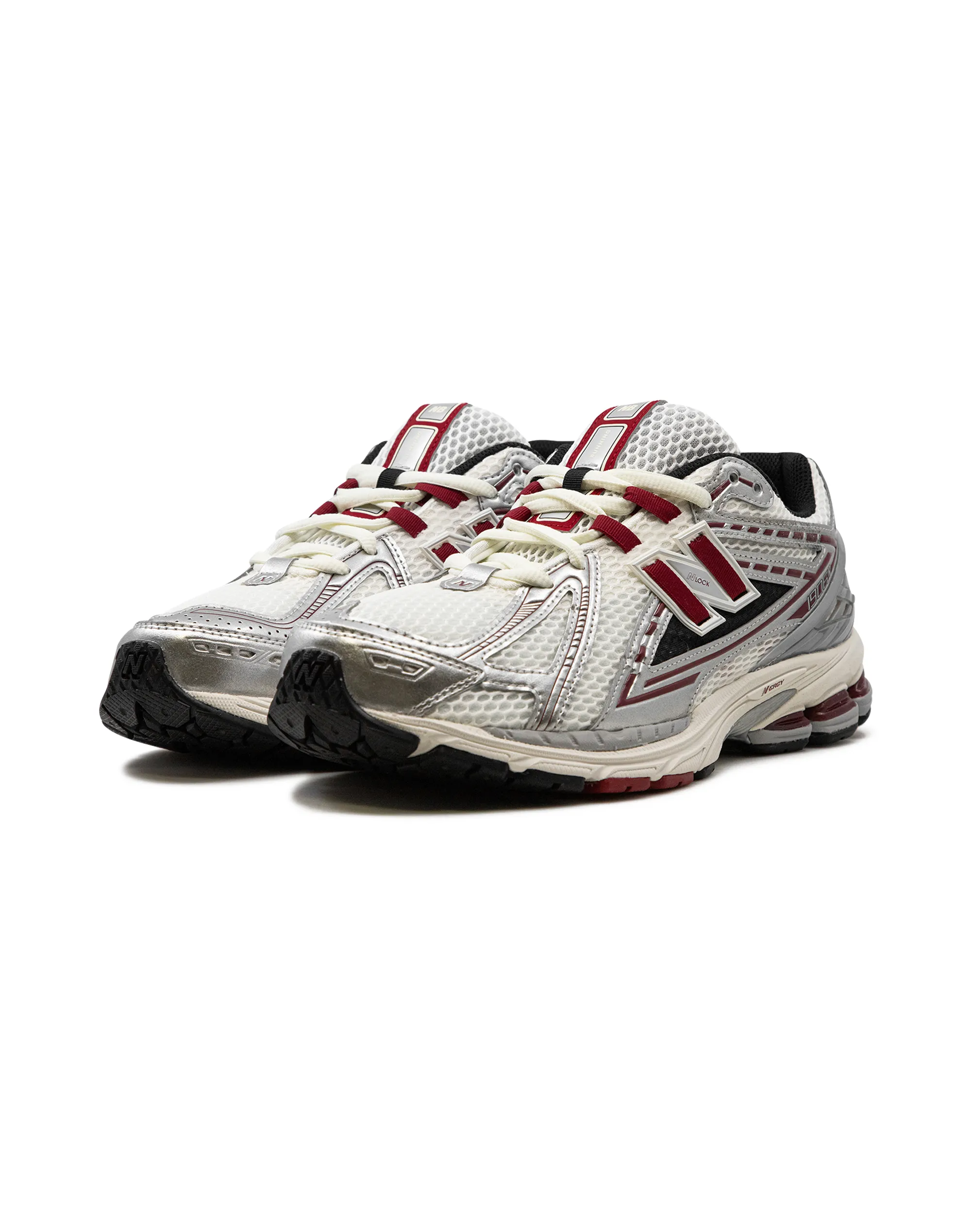 New Balance 1906R Silver Classic Crimson Lightweight Material
