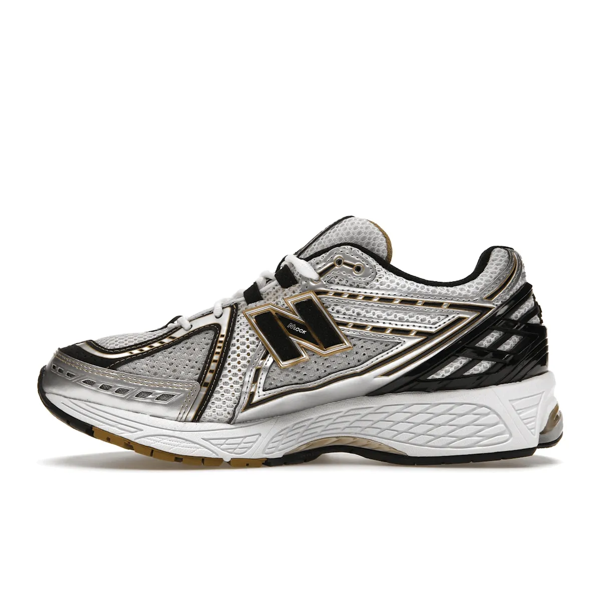 for bright colors New Balance 1906R White Metallic Gold