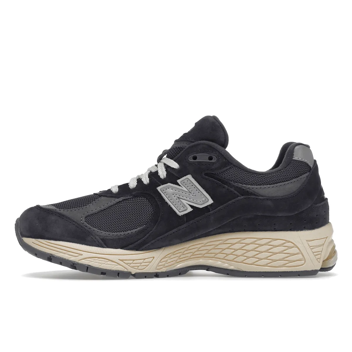 New Balance 2002R Black Dark Grey Abstract Pattern
