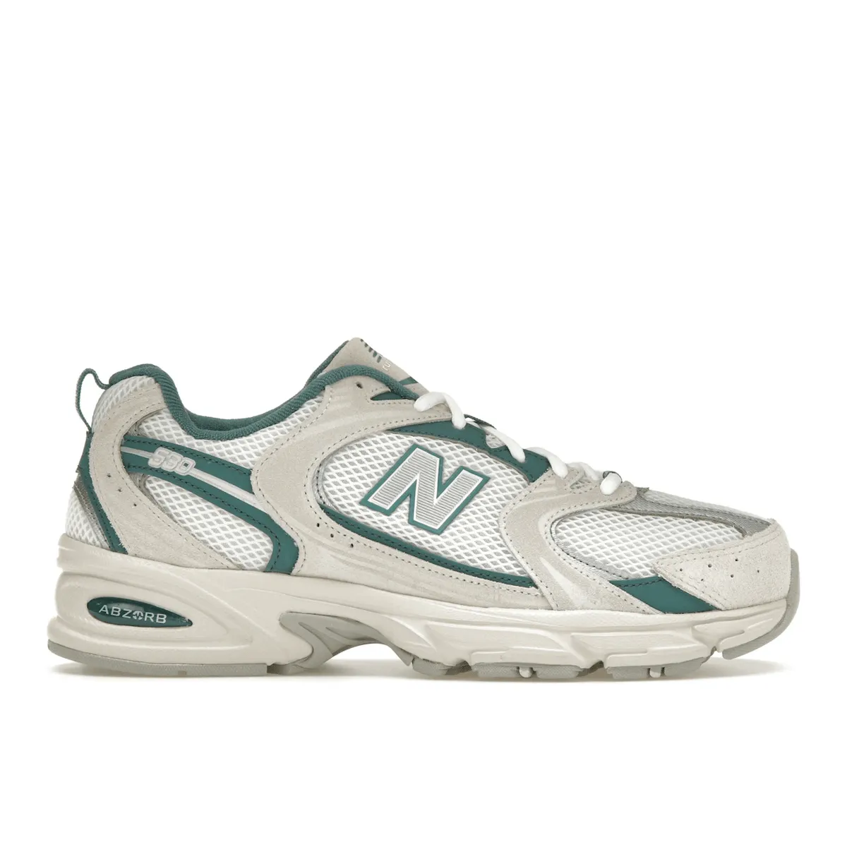 Abrasion Pads Comfortable Upper Material New Balance 530 Beige Green