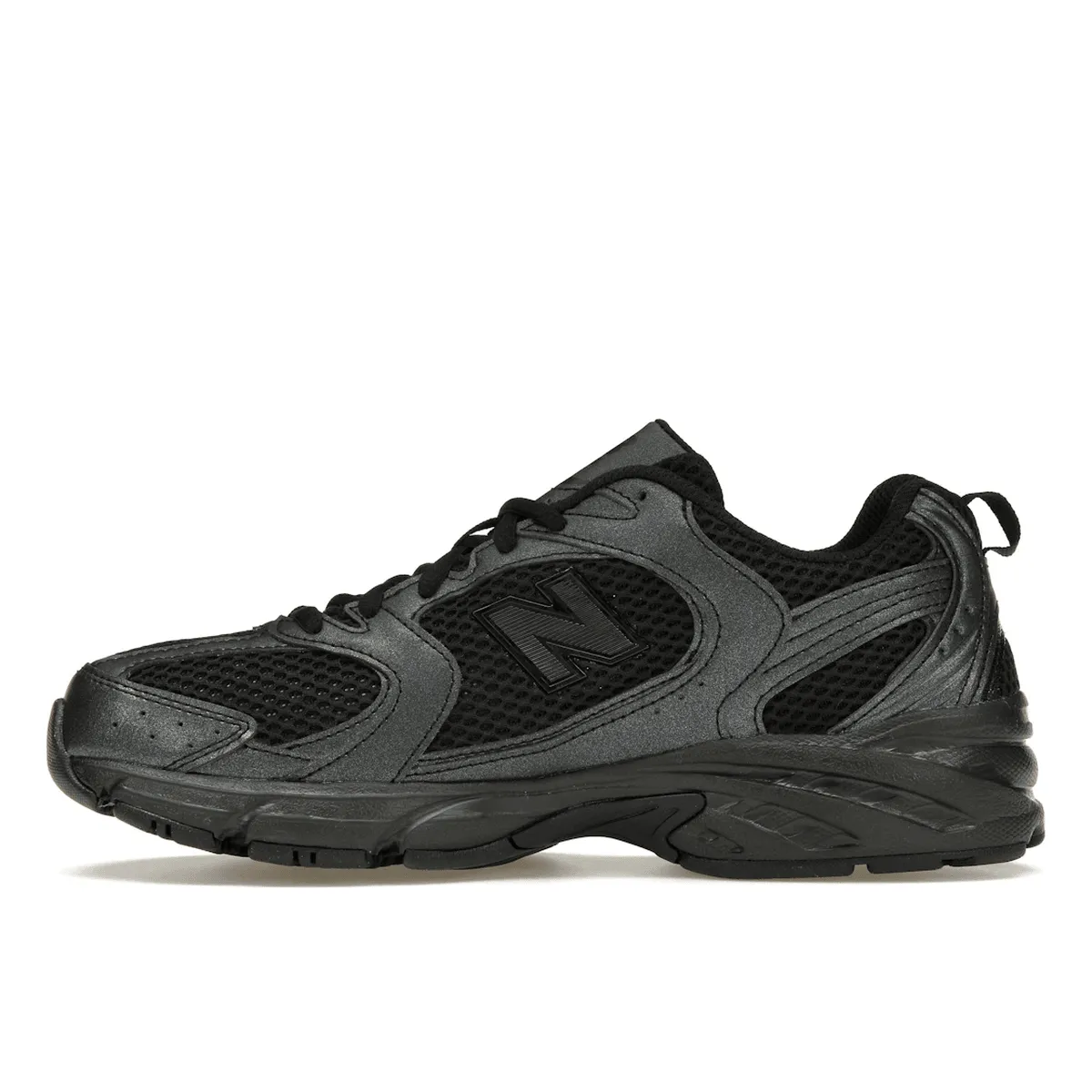 New Balance 530 Black Dark Grey Wear resistant Daily Look