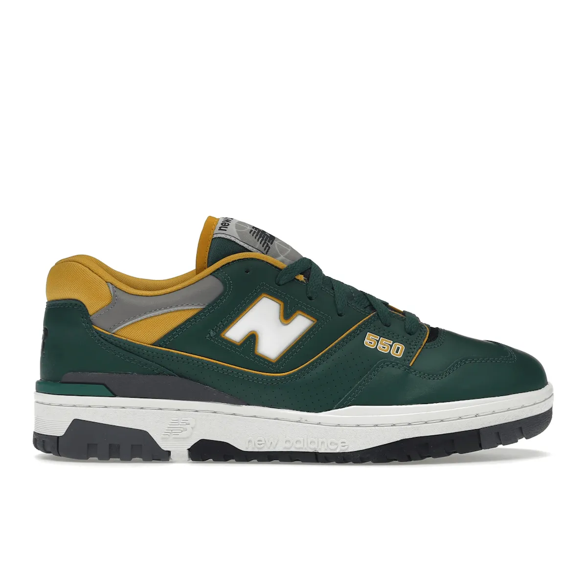Lightweight Grip New Balance 550 Dark Green Gold