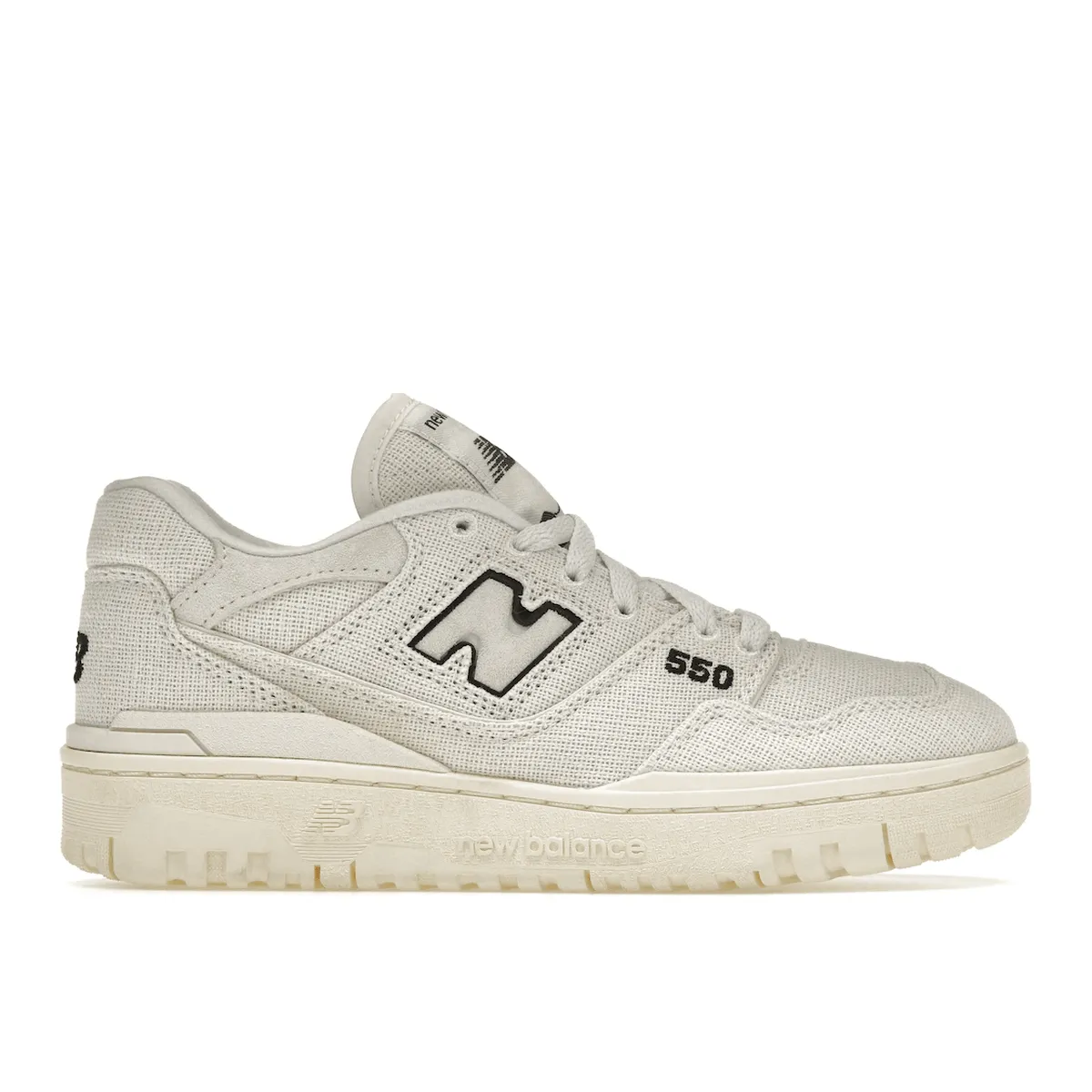 Quick lacing New Balance 550 Rattan Sea Salt