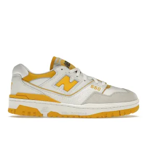 New Balance 550 Sea Salt Varsity Gold Stability frame Breathable Knit Uppers