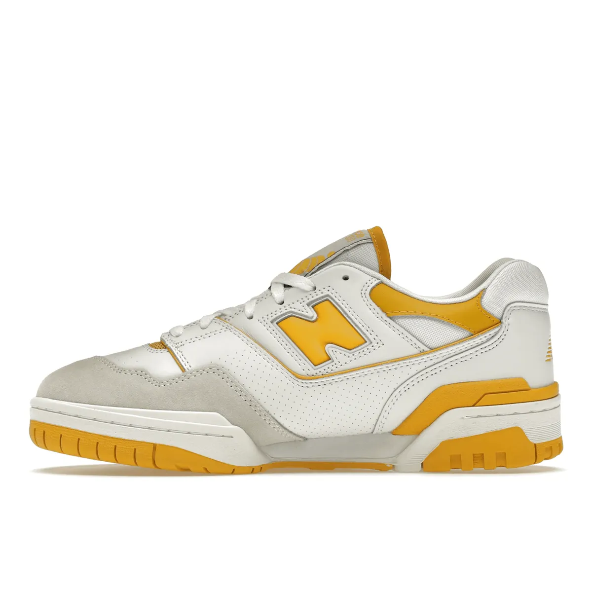 Breathable Zones New Balance 550 Sea Salt Varsity Gold