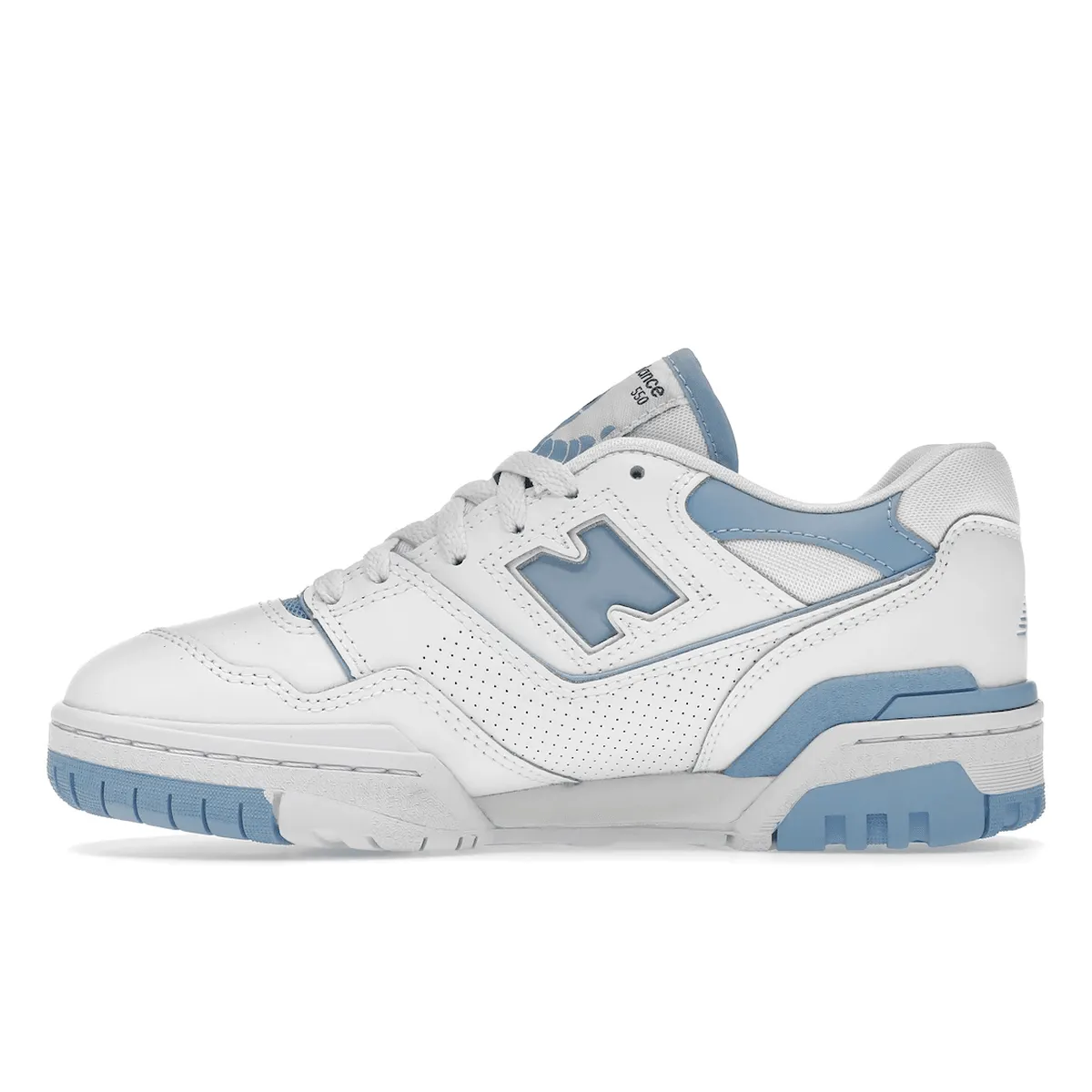 Quick Adaptation Perforated Vamp New Balance 550 UNC White Dusk Blue