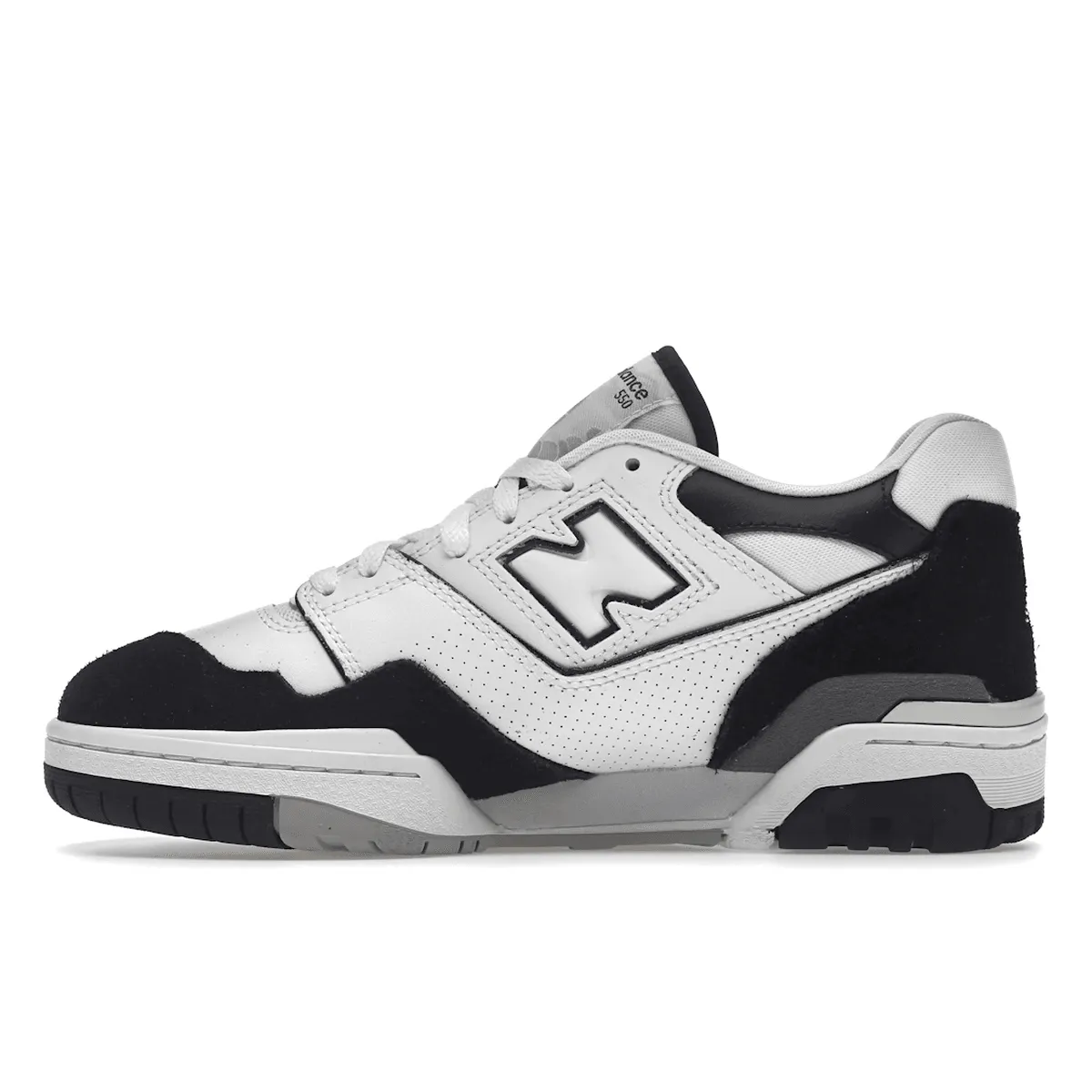 New Balance 550 White Black Rain Cloud Custom Style Aerodynamic Shape
