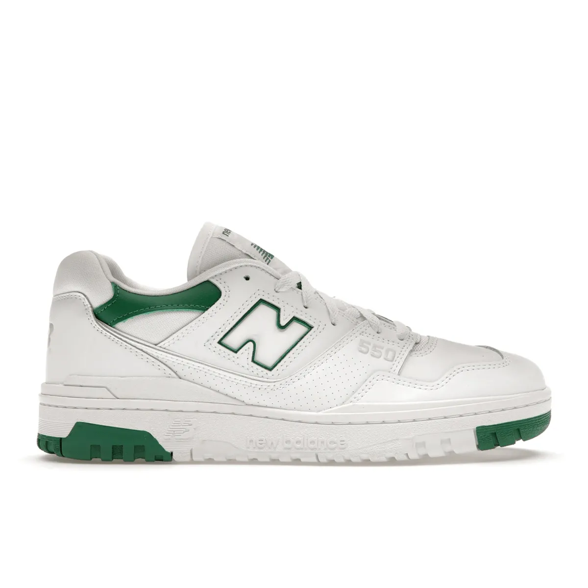 Step Ready Air   Circulating New Balance 550 White Classic Green