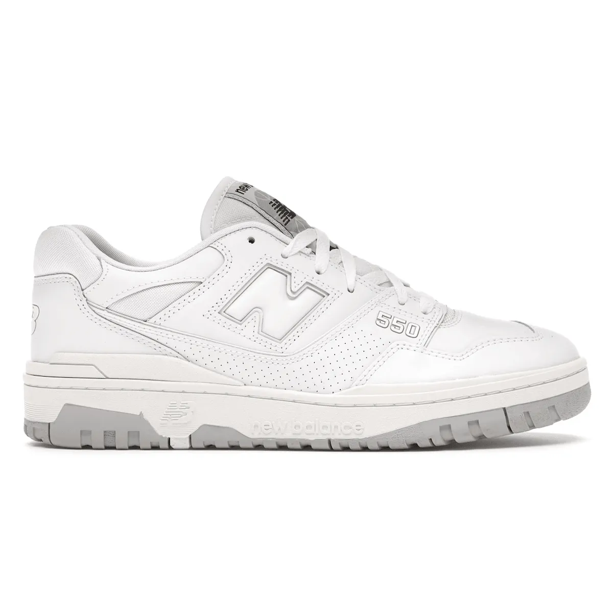 New Balance 550 White Grey Lightweight