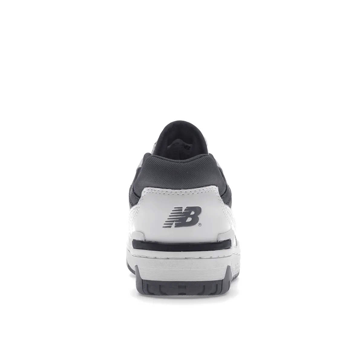 Synthetic Leather Blend Tight Fit New Balance 550 White Grey Dark Grey