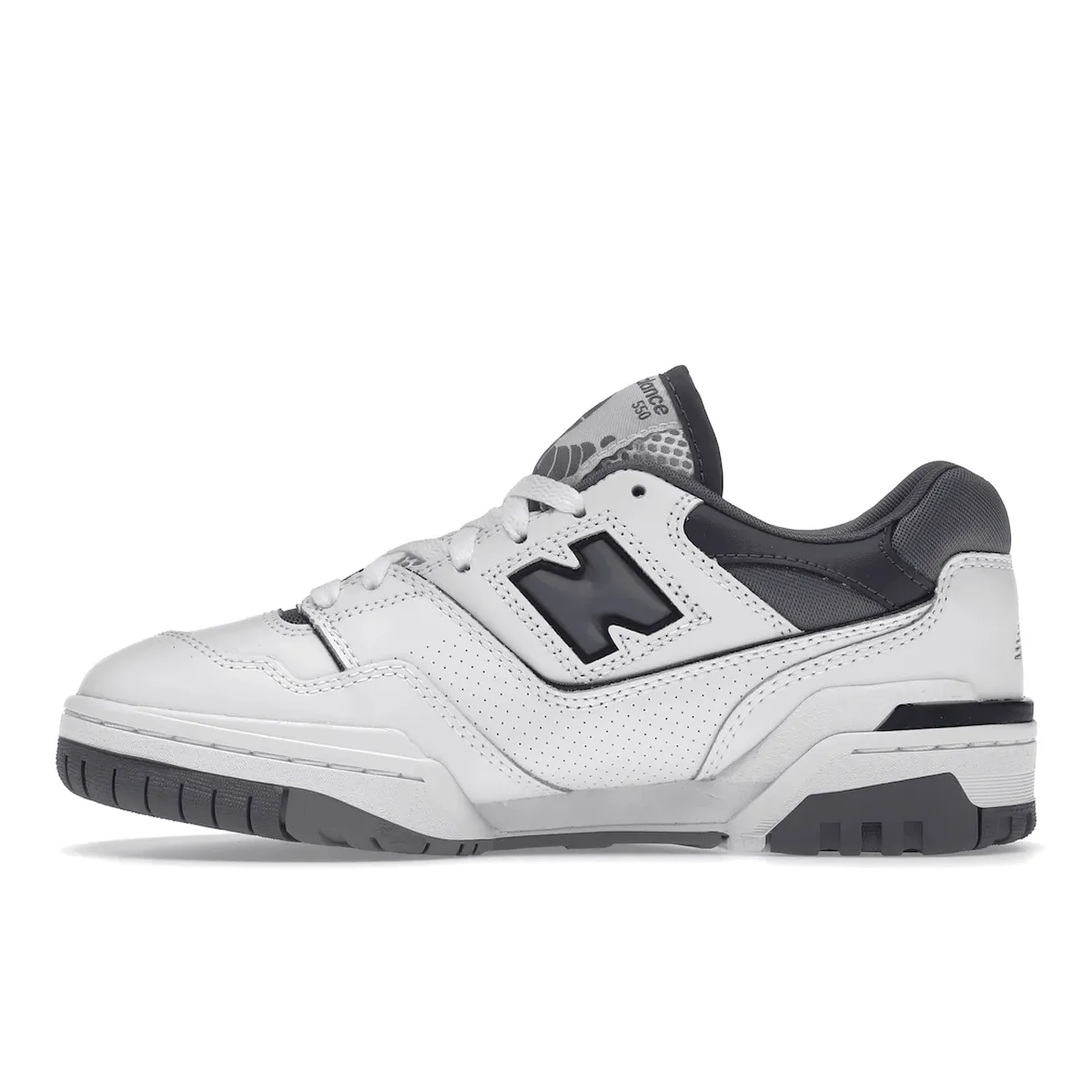 New Balance 550 White Grey Dark Grey Sport Mode
