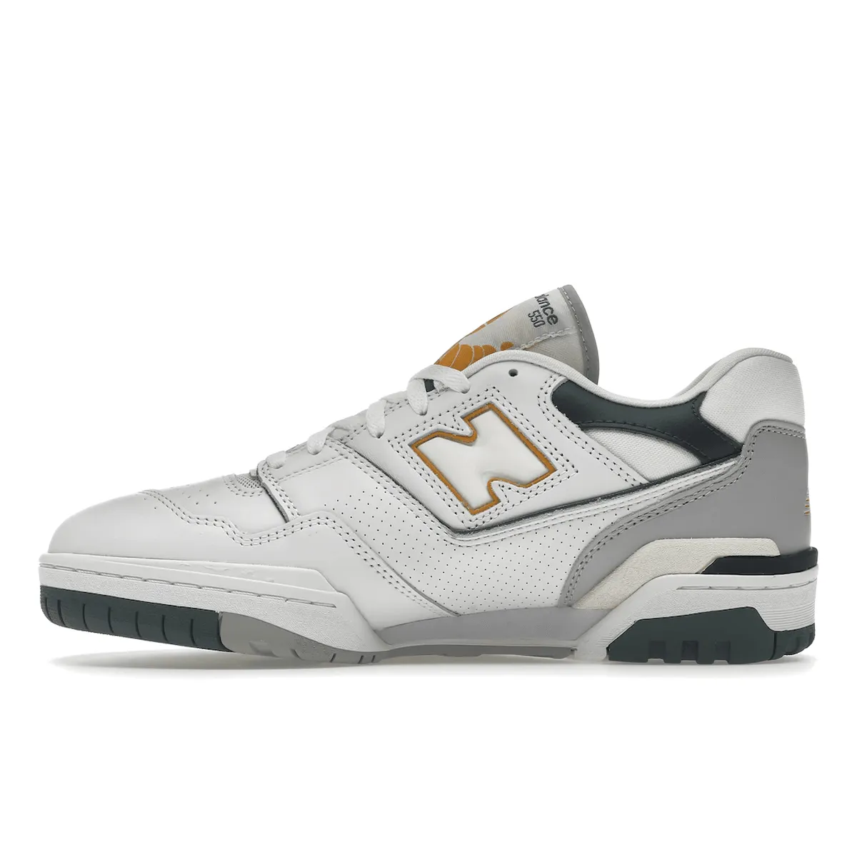 New Balance 550 White Nightwatch Green City Wear Full Coverage