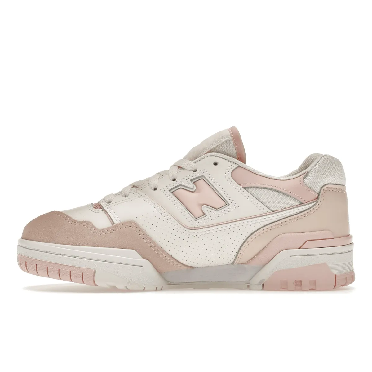 New Balance 550 White Pink Slip Resistant Grooves LongLasting