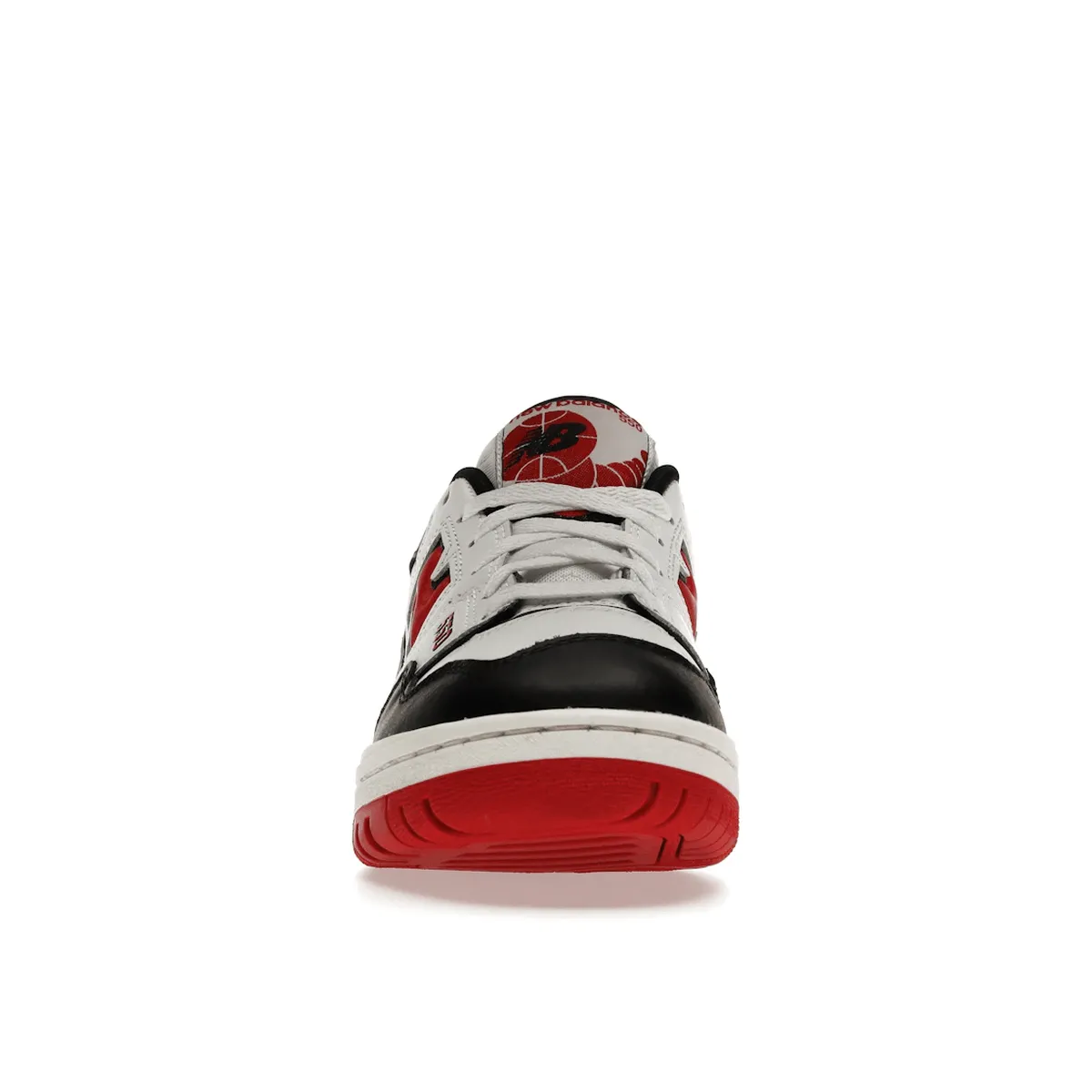 Core Flex Loafers style New Balance 550 White Red Black