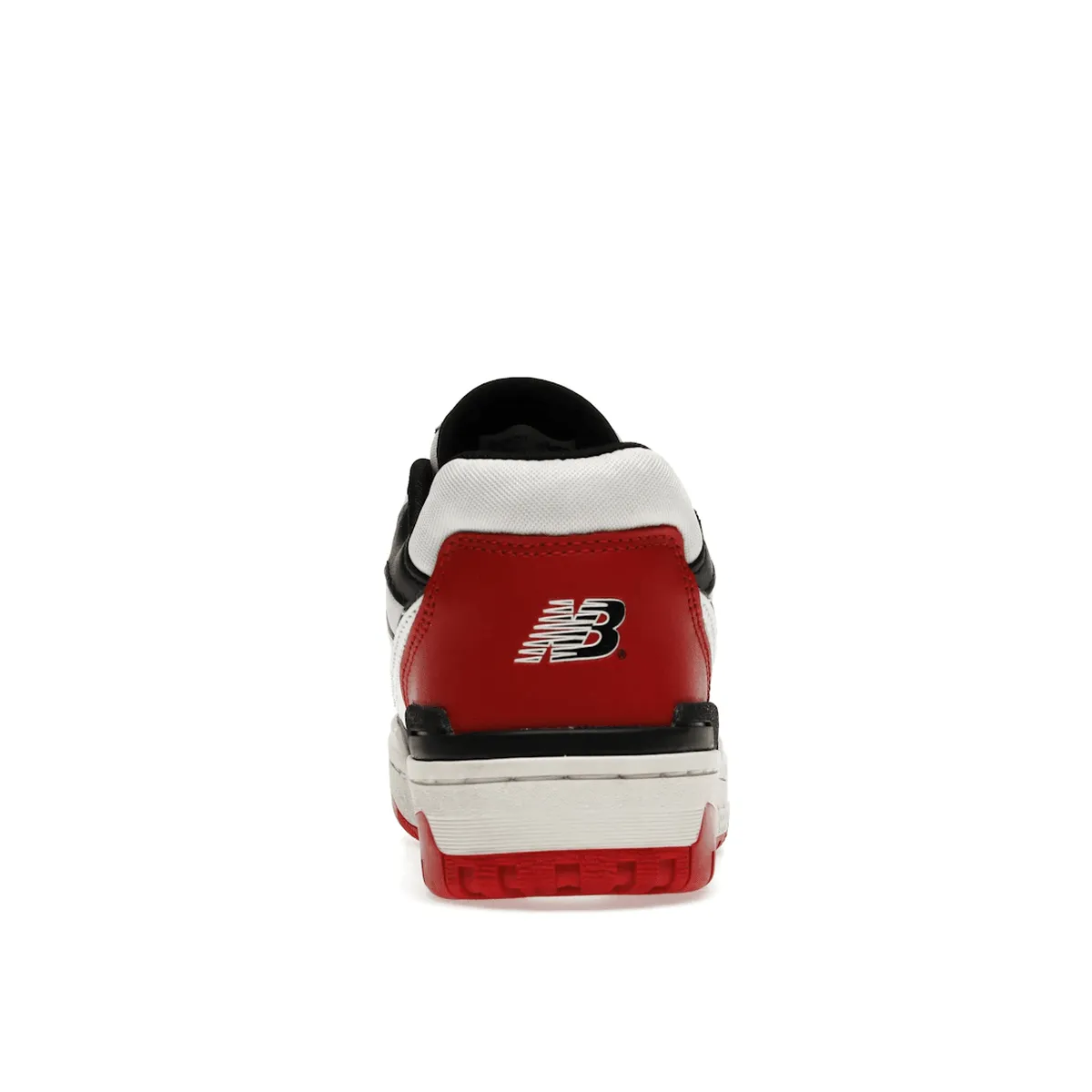 Rubberized Edges Sneaker Discounts New Balance 550 White Red Black
