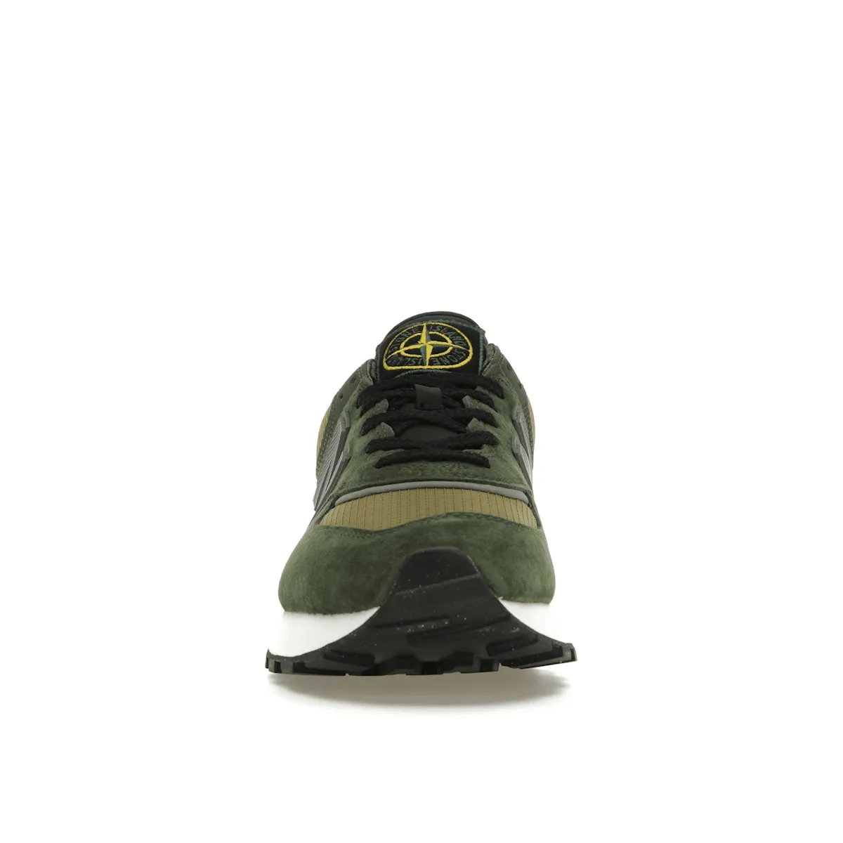 New Balance 574 Legacy Stone Island Dark Green Layered silhouette Torsional Stability