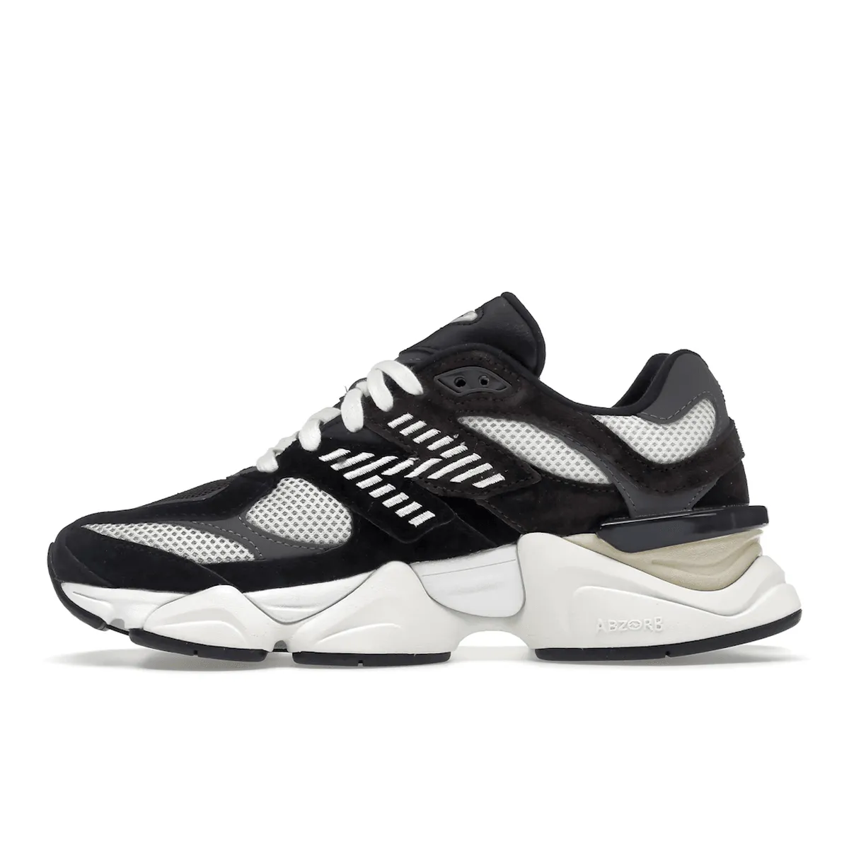 Cushioned Midsole Design Flexible Traction New Balance 9060 Brown Black
