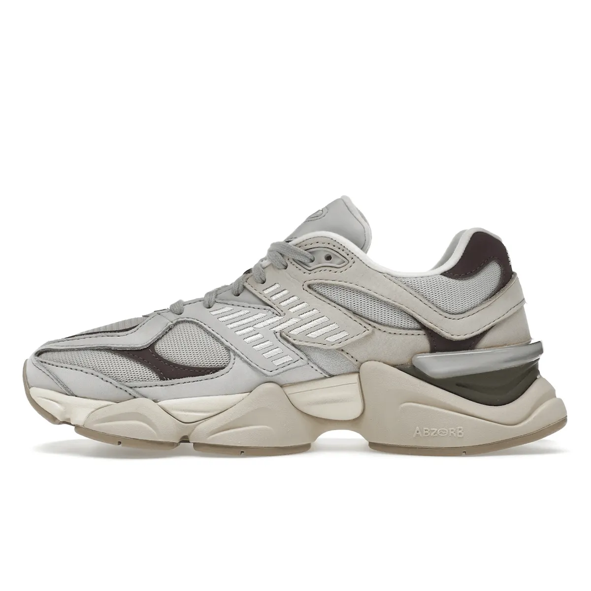 Breathable Airflow New Balance 9060 Grey Matter Timberwolf