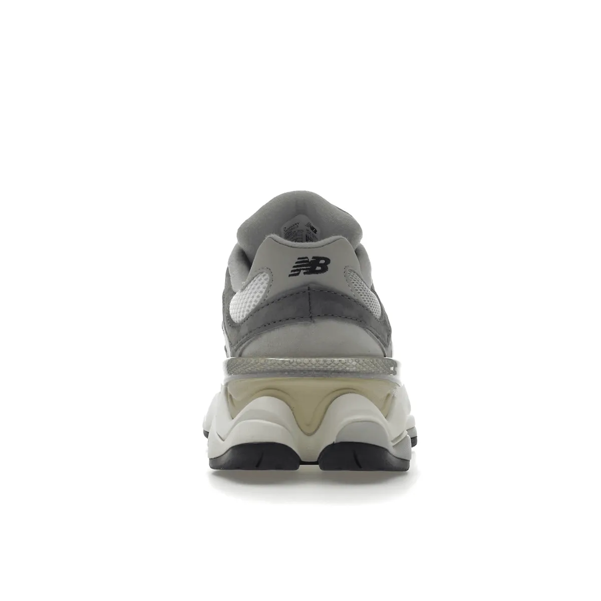 Low Profile Collar Padding Leather Upper New Balance 9060 Rain Cloud Grey