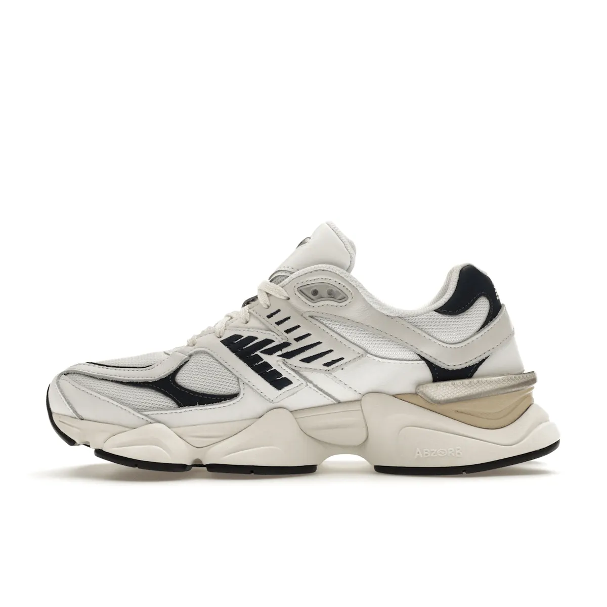 New Balance 9060 White Navy Compression Resistant Foam Ground Contact Sole