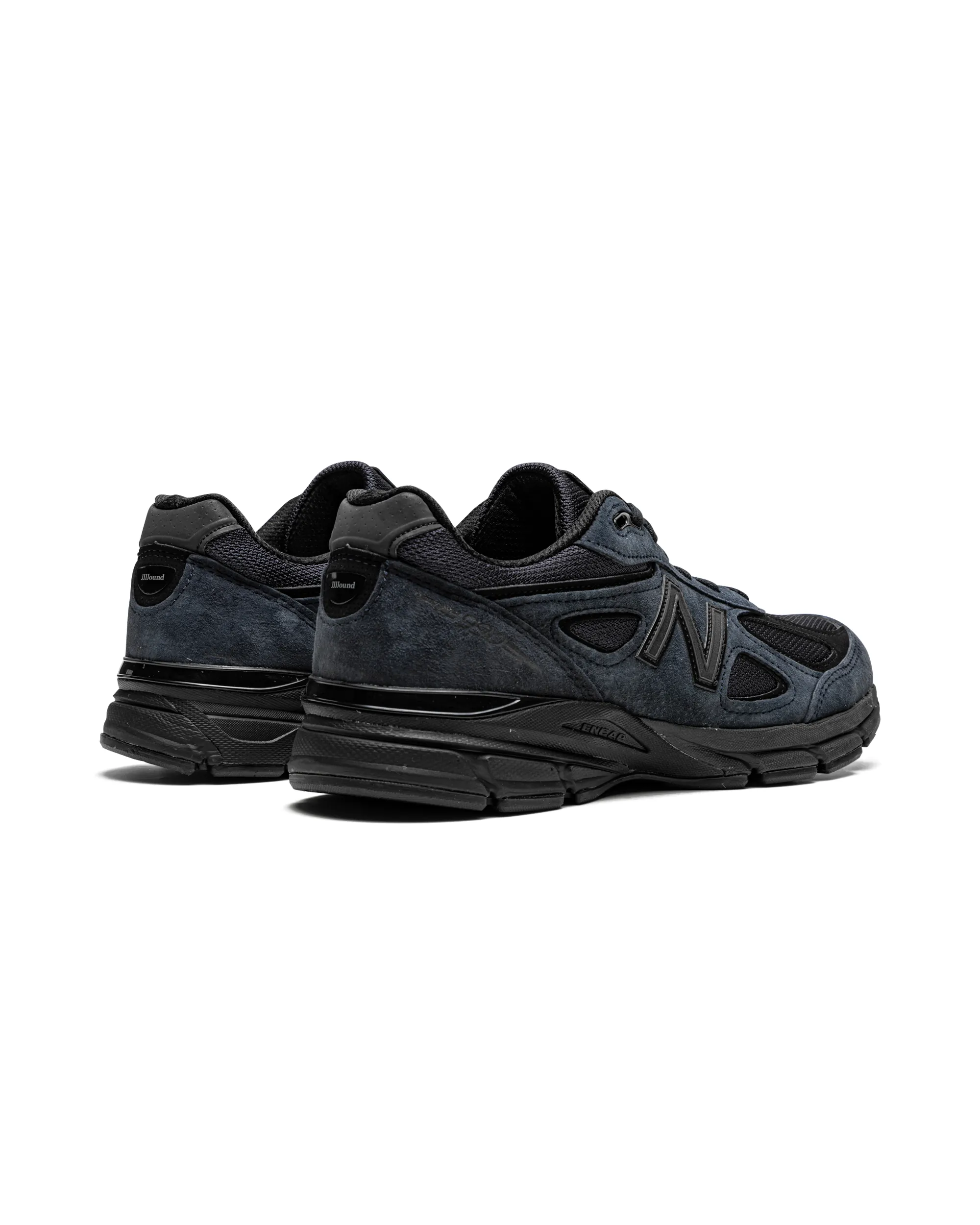 walking to work New Balance 990v4 JJJJound Navy