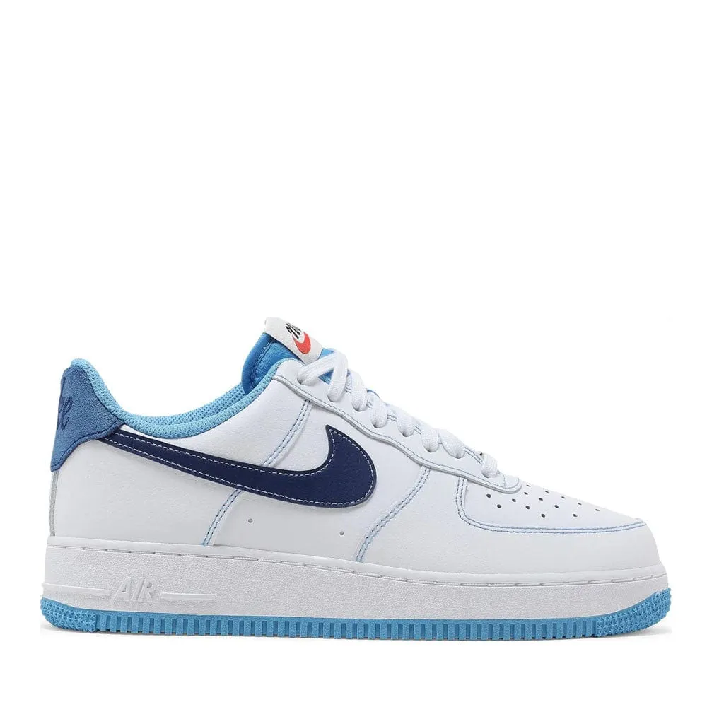 Comfort toe Simple Vibe NIKE AIR FORCE 1 '07 FIRST USE WHITE UNIVERSITY BLUE -