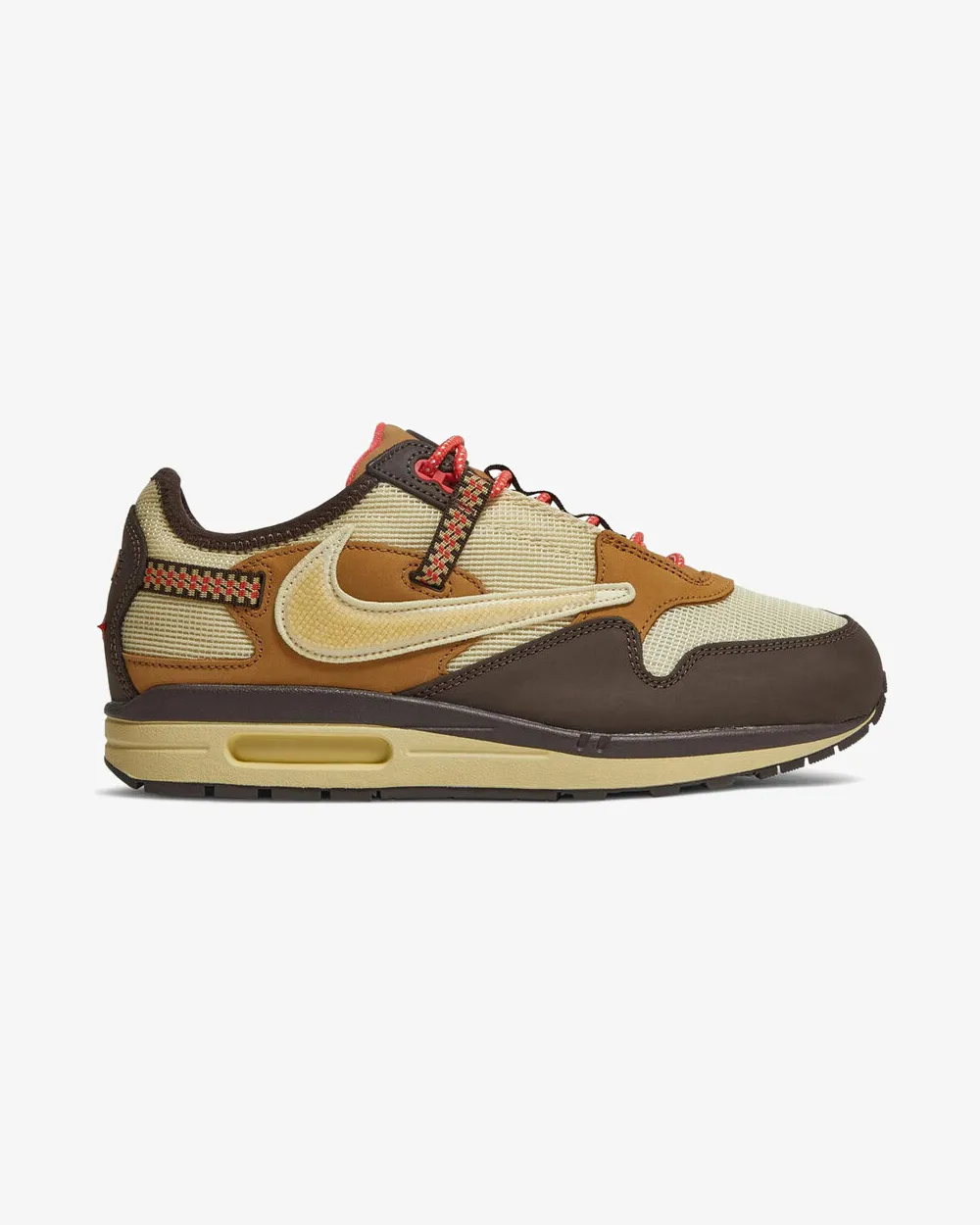 Lightweight Upper NIKE AIR MAX 1 X TRAVIS SCOTT 'BAROQUE BROWN'