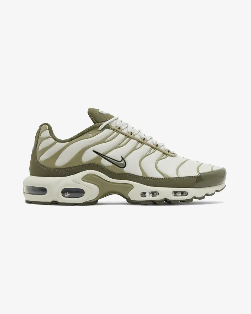 Drill Run Durable   construction NIKE AIR MAX PLUS TN LIGHT BONE NEUTRAL OLIVE