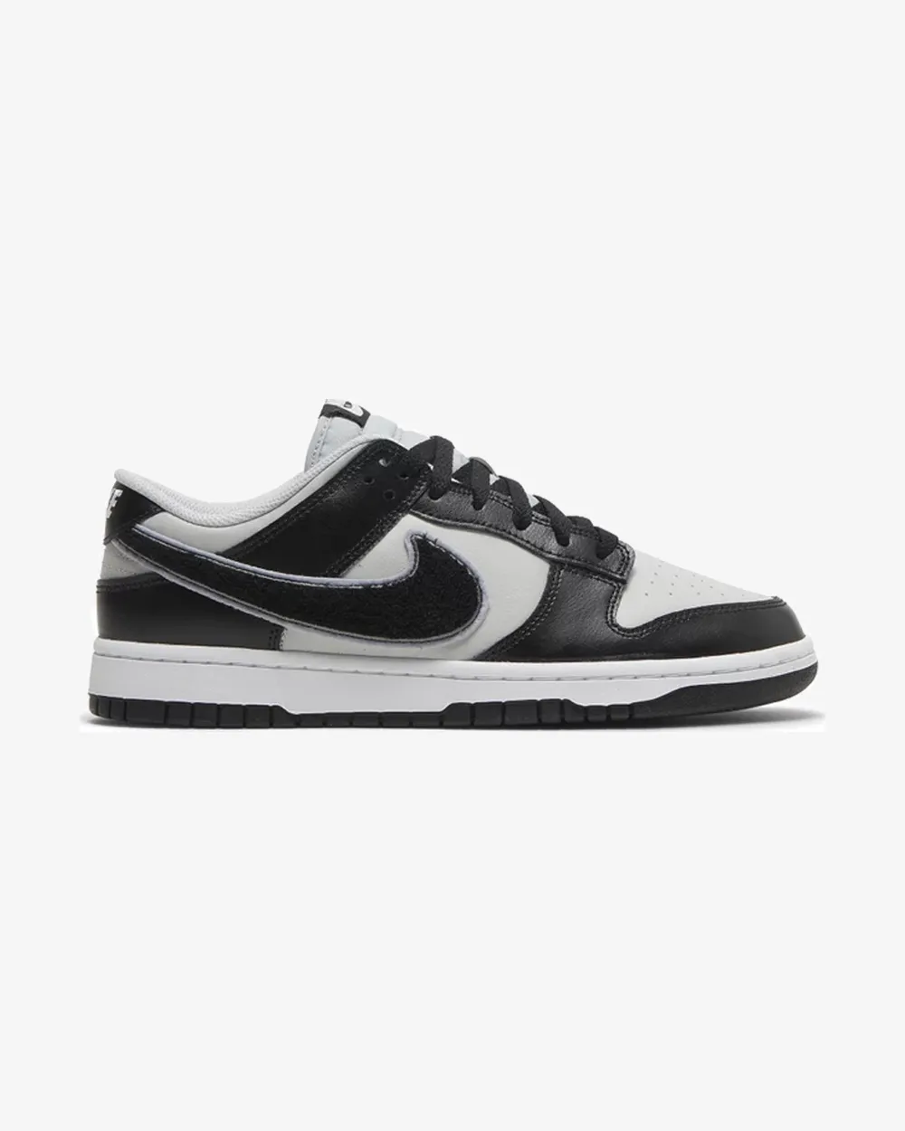 Cloudy Hike NIKE DUNK LOW CHENILLE SWOOSH BLACK GREY