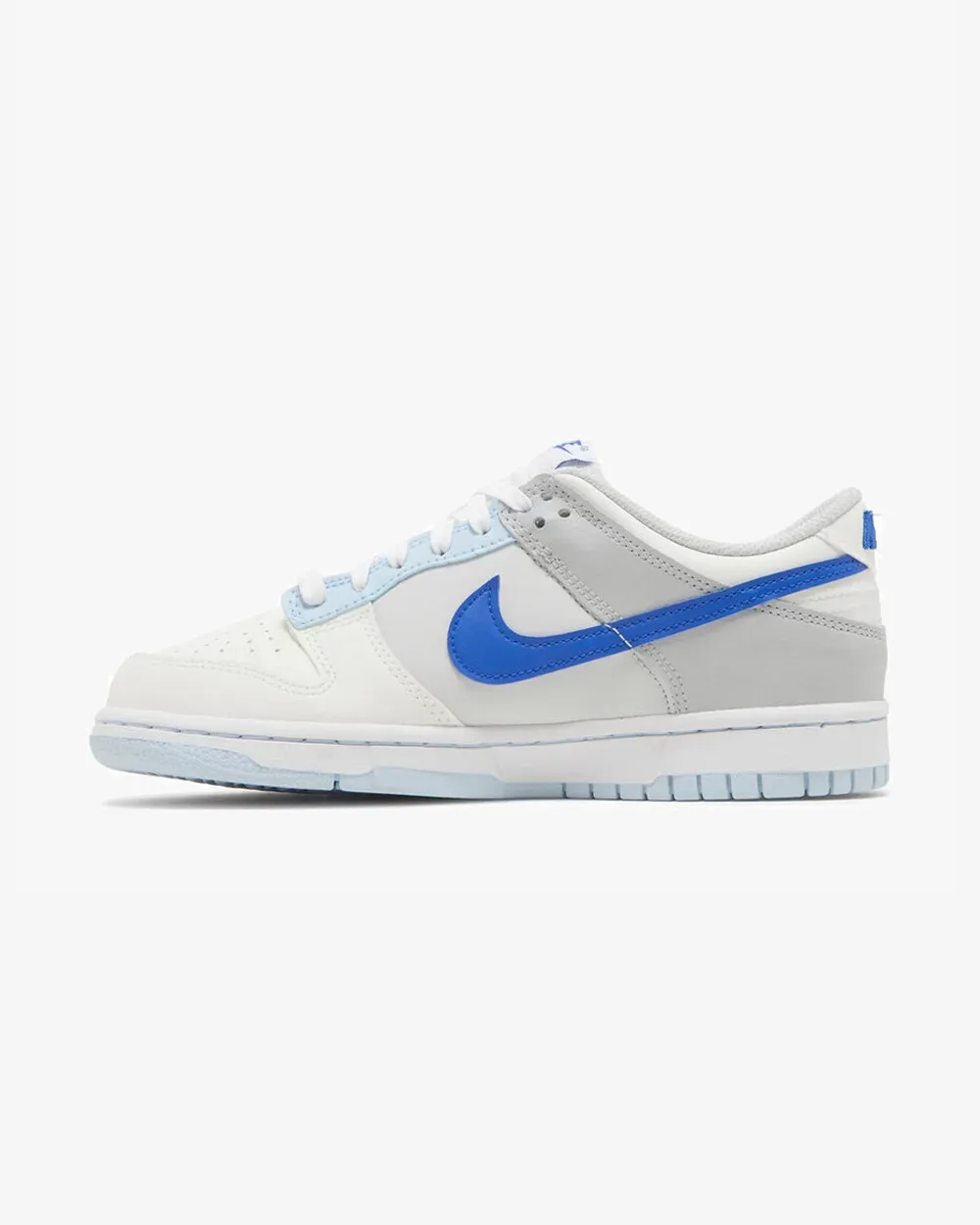 NIKE DUNK LOW GS IVORY HYPER ROYAL WHITE 2022 Feel Fresh Foot Hug