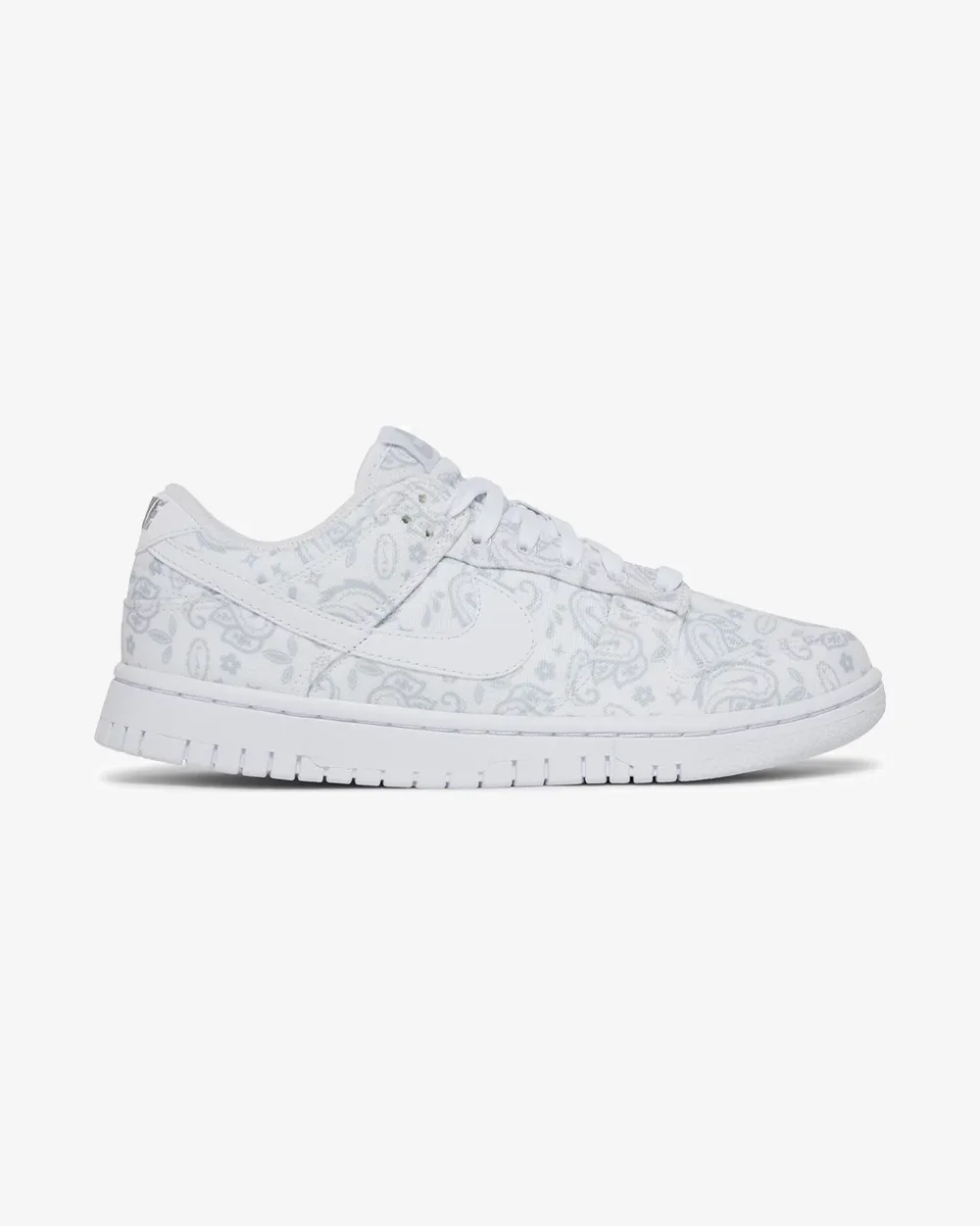 boho vibe Run Club NIKE DUNK LOW PAISLEY WHITE