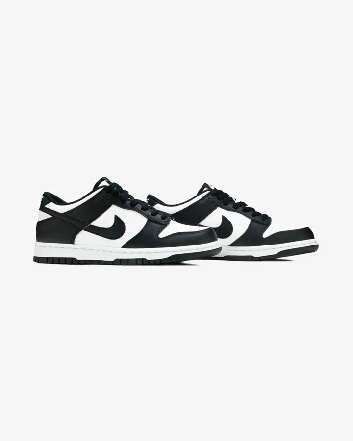 NIKE DUNK LOW RETRO GS PANDA WHITE BLACK 2021 Sunrise Run Plain Finish