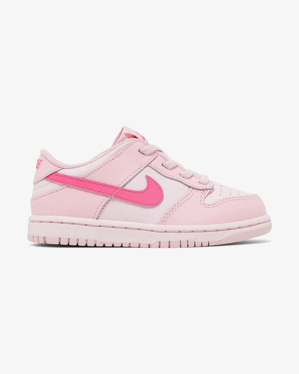 NIKE DUNK LOW TODDLER TRIPLE PINK Ice Walk Teen Trend