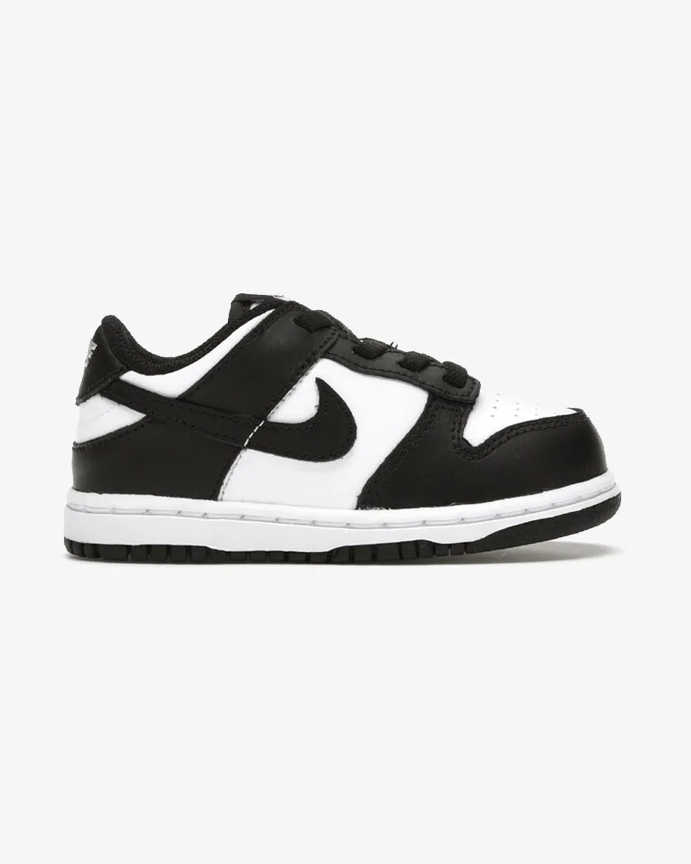 NIKE DUNK LOW WHITE BLACK TODDLER 2021 (NEW) Closed Toe