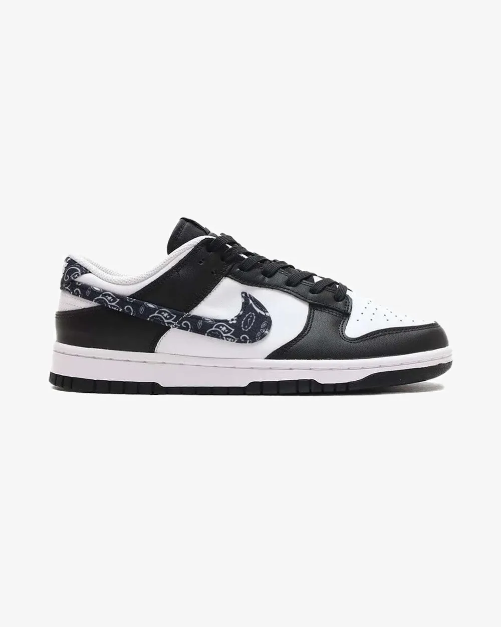 NIKE DUNK LOW WMNS BLACK PAISLEY Quick Fit High Top Design