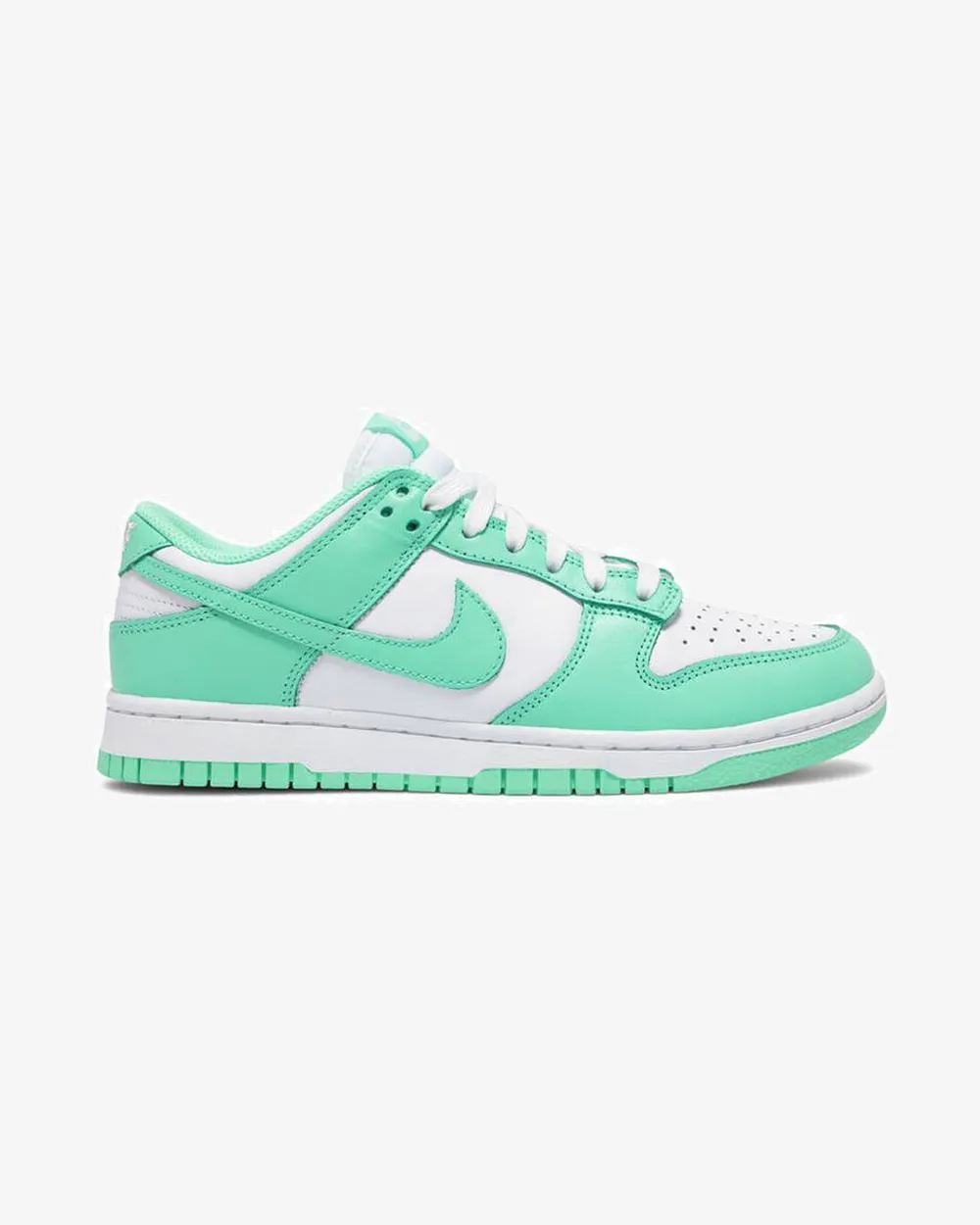 NIKE DUNK LOW WMNS GREEN GLOW Tree Hike Flat footbed