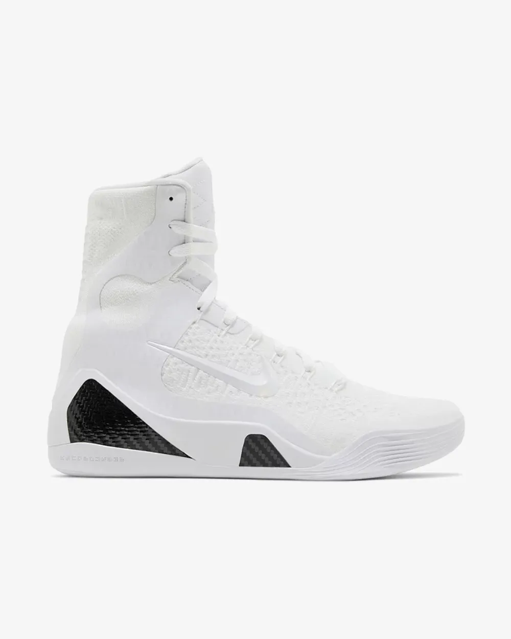 Sleek Build NIKE KOBE9 ELITE HIGH PROTRO HALO WHITE