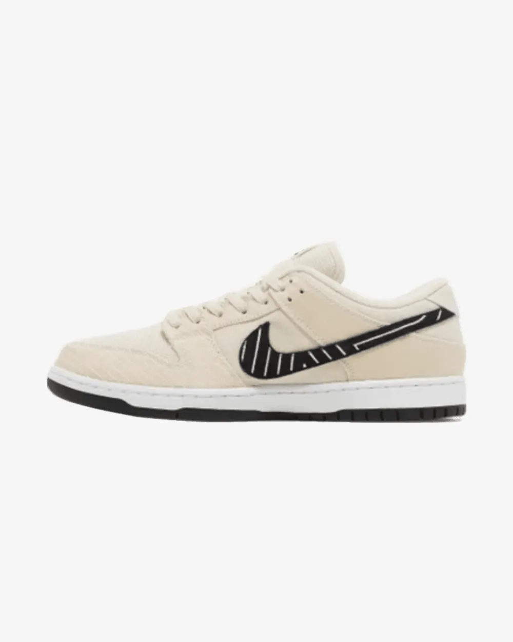Espadrille Style Fresh Touch NIKE SB DUNK LOW ALBINO & PRETO