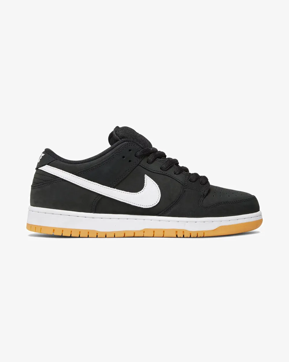 NIKE SB DUNK LOW BLACK GUM (NEW) Active Gear Cushioned Step