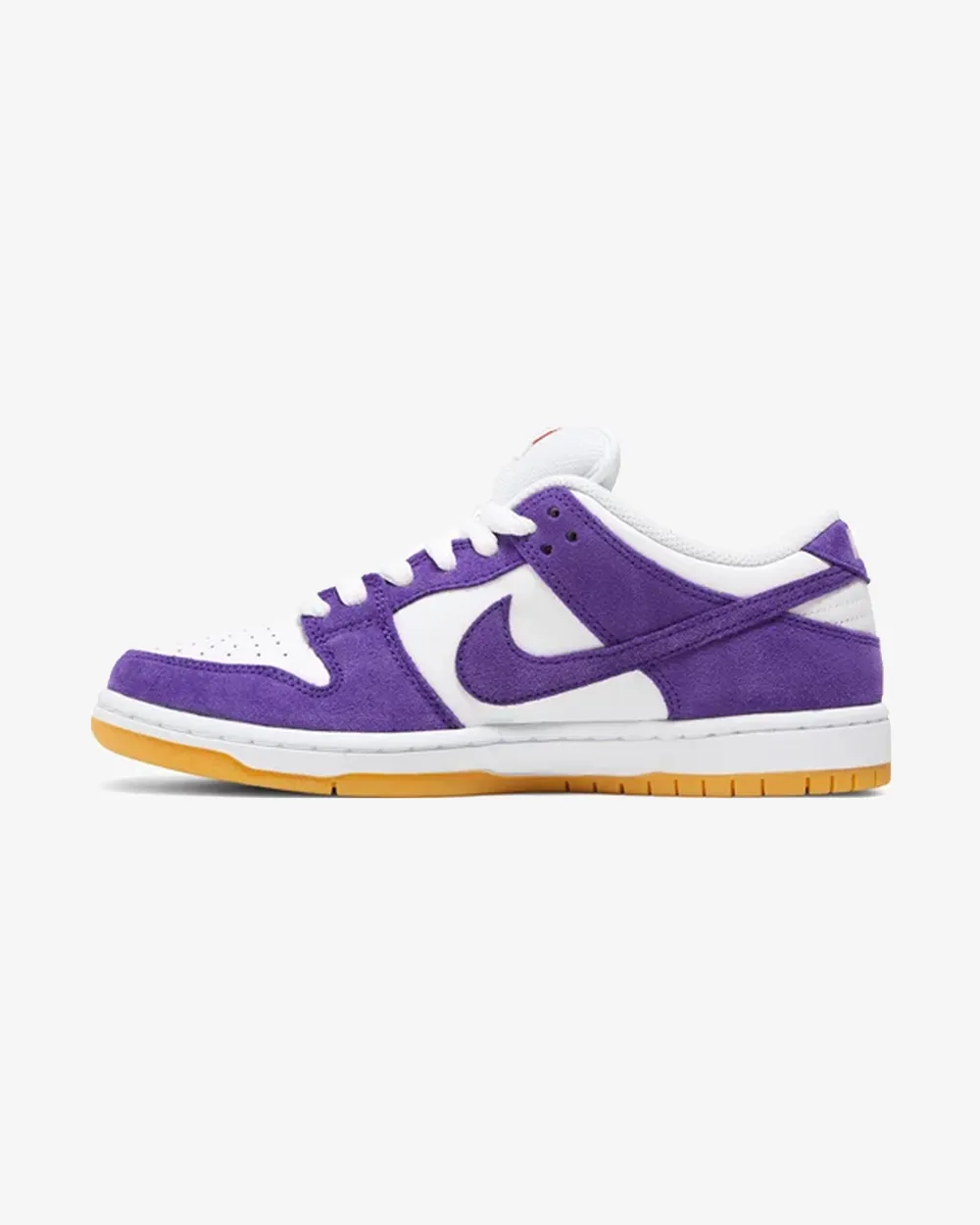NIKE SB DUNK LOW PRO ISO ORANGE LABEL COURT PURPLE Breathable Canvas