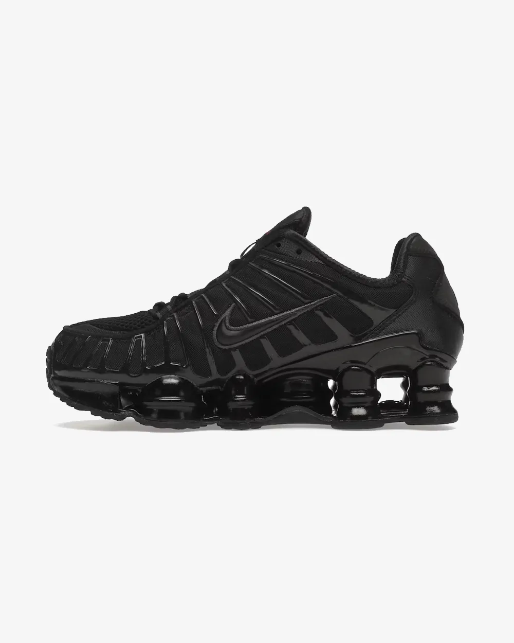 NIKE SHOX TL BLACK MAX ORANGE Sleek Mood