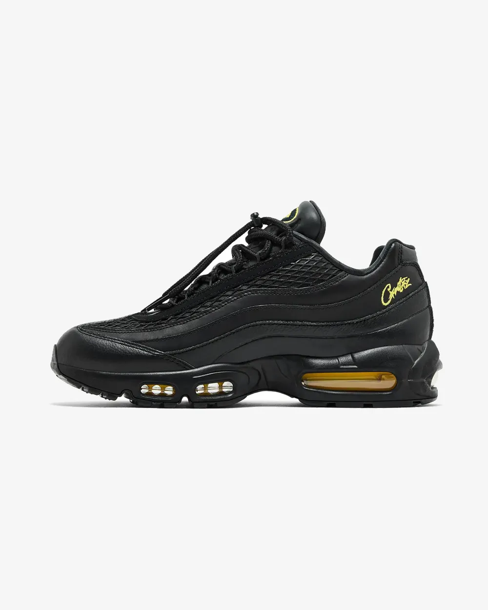 suede upper AdjustableStrap NIKE X CORTEIZ AIR MAX 95 HONEY BLACK